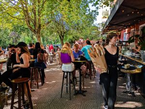 Outside at La Maison at La Maison in Berlin