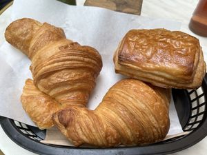 Croissants & pain au chocolat (all vegan OF COURSE)  at La Maison in Berlin