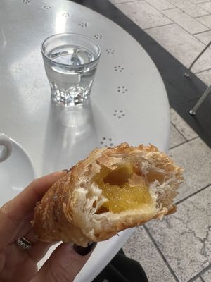 Vegan cream croissant   at Sorelle Fontebasso Patisserie in Pescara