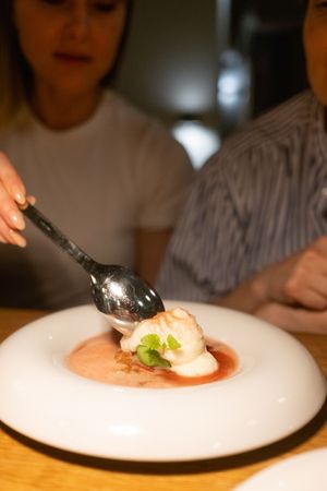 Strawbery Dessert at Restaurant Im Künstlerhaus in Stuttgart