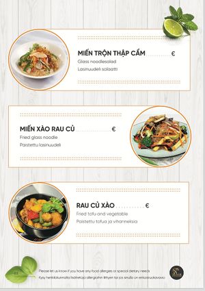  at Sen Việt Vegan Restaurant in Helsinki