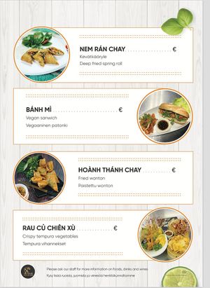  at Sen Việt Vegan Restaurant in Helsinki