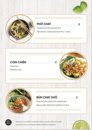  at Sen Việt Vegan Restaurant in Helsinki