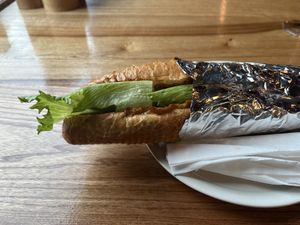 Bahn mi  at Sen Việt Vegan Restaurant in Helsinki