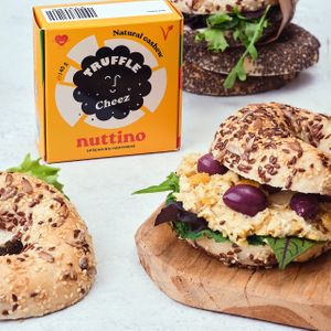 nuttino truffle cashew cheese, plant based, no oil, sugar or dairy. Gluten free. at Nuttino in Dubai