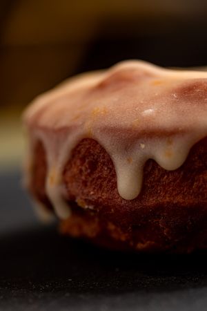 Orange Sweetpotato Donut (vegetarisch) at The Donut Lab in Mannheim