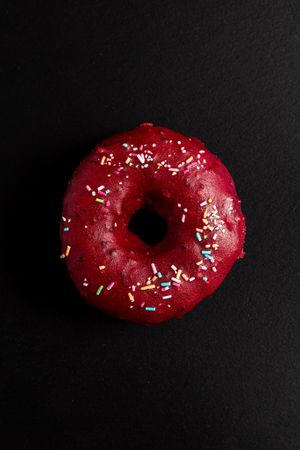 Very Berry Rainbow Donut (vegan) at The Donut Lab in Mannheim