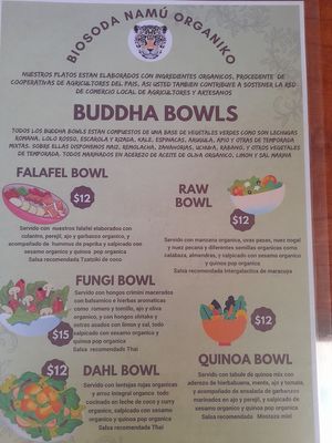 Menú 1 Español at Sanito in Punta Uva