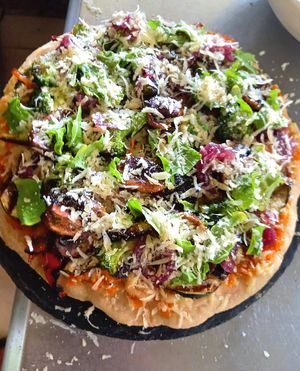 Veggie Pizza at Sanito in Punta Uva