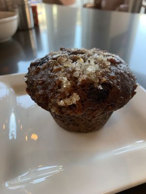 Vegan muffin   at Trees Organic Coffee in Vancouver
