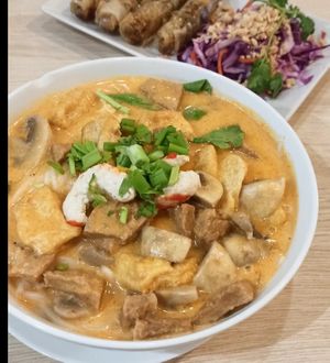 Laksa at VEGE Kitchen in Warsaw