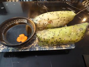 Spring rolls at VEGE Kitchen in Warsaw