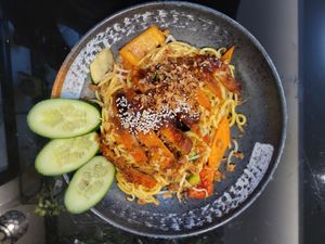 Vegan duck at VEGE Kitchen in Warsaw