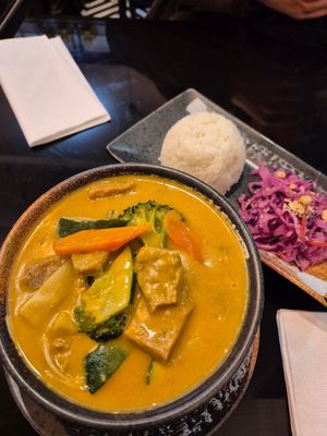 Amazing soy curry. So mild and tasty #Veganuary at VEGE Kitchen in Warsaw