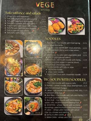 Menu - April25  at VEGE Kitchen in Warsaw