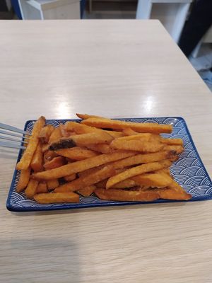 Sweet potato appetizer at VEGE Kitchen in Warsaw