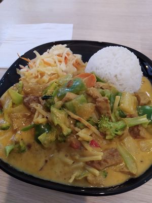 Main dish at VEGE Kitchen in Warsaw