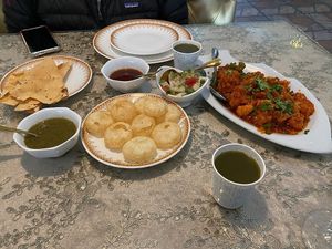 Golgappe & Gobi Manchurian at Haveli Indian Cuisine & Bar in Sparks