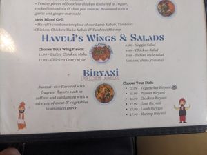 Biryani available vegan at Haveli Indian Cuisine & Bar in Sparks