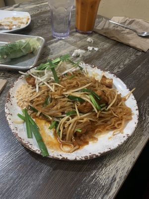 Vegan pad Thai   at Moo Dang in Reno