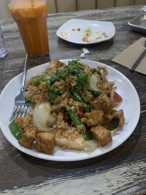 Basil fried rice   at Moo Dang in Reno