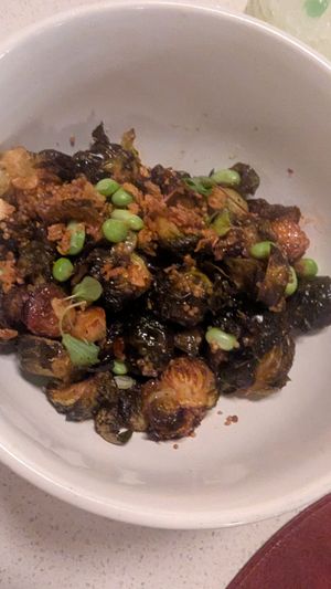 Brussel sprouts starter at Boozehounds in Palm Springs