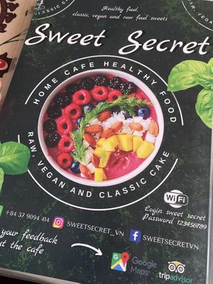 Sweet Secret with most vegan options in Nha Trang  at Sweet Secret in Nha Trang