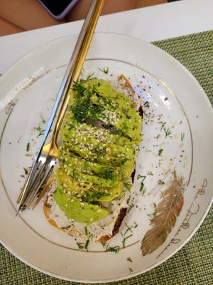 Avocado Toast with nut cheese- take this! at Sweet Secret in Nha Trang