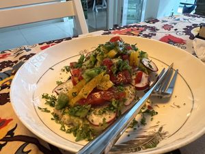 Avocado toast  at Sweet Secret in Nha Trang