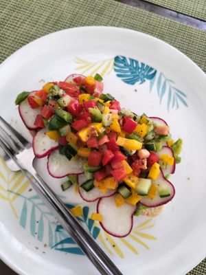 Salsa avo toast at Sweet Secret in Nha Trang