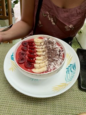 Cherry chocolate bowl  at Sweet Secret in Nha Trang