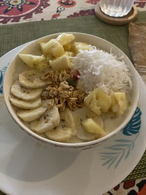 Pina colada smoothie bowl  at Sweet Secret in Nha Trang
