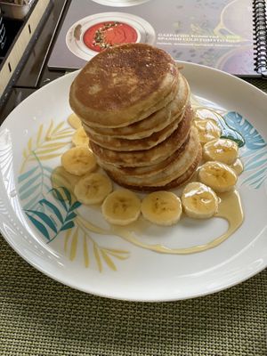 Vegan pancakes  at Sweet Secret in Nha Trang