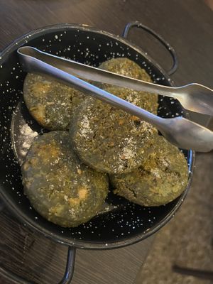 Hara Bhara Kabaab  at The Klay Oven Restaurant in Teneriffe