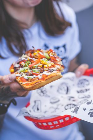 Vegan BBQ-Pizza at House of Superfreunde in Norderstedt