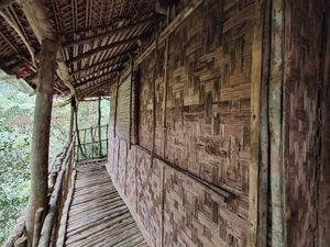 exterior of traditional tree house at Terra Tree House in Brinchang