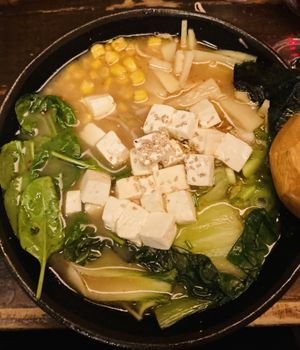 Spicy miso ramen with tofu   at The Ramen Bar in Dublin