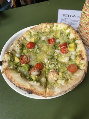 Muhu pizza  at Leivakas in Paernu