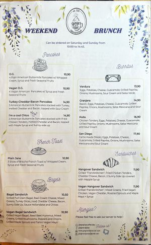 Menu  at Ginger & Gray's Cafe and Diner in Munich