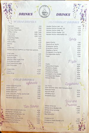 Menu  at Ginger & Gray's Cafe and Diner in Munich