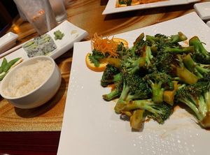dinner spread at Wild Ginger in York