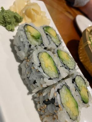 vegan sushi at Wild Ginger in York