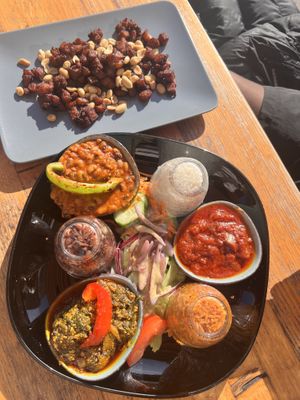 DIDI pa Special for 2, with Kelewele on the side   at DIDI PA - West African Kitchen in Berlin