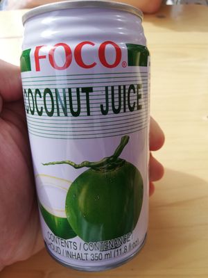 Awesome coconut juice at DIDI PA - West African Kitchen in Berlin