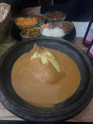 fufu with peanutsauce  at DIDI PA - West African Kitchen in Berlin