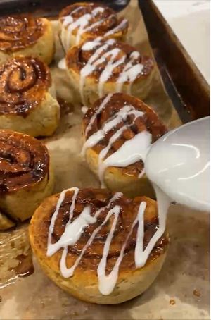 Take & bake cinnamon rolls   at SunOven Gluten Free Bakery in Ojai