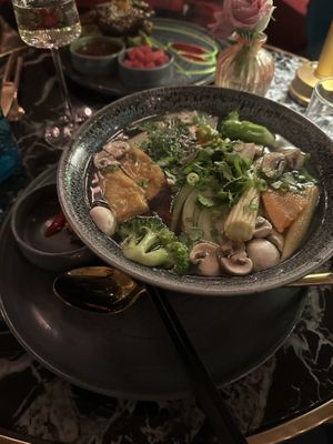 Vegan pho  at Bless in Berlin