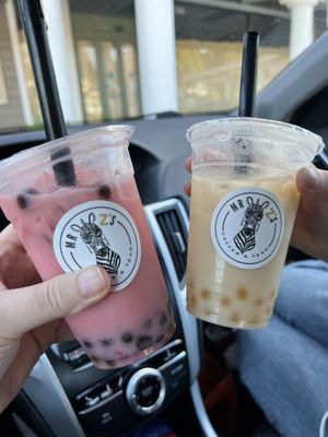 Vegan milk tea with boba   at MR Z'S Crepes & Teas in Aptos