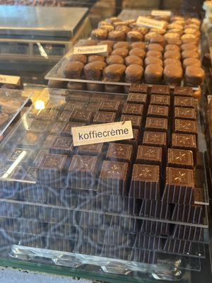 coffee  at Chocolate Brothers in Bruges