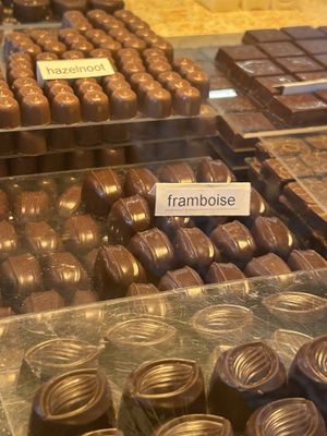 raspberry   at Chocolate Brothers in Bruges